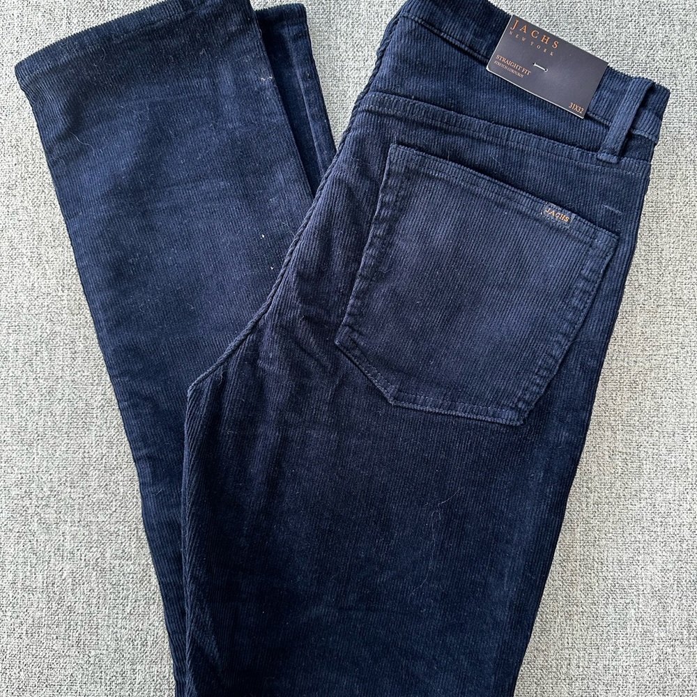 Jachs Men's Navy Corduroy Pants
